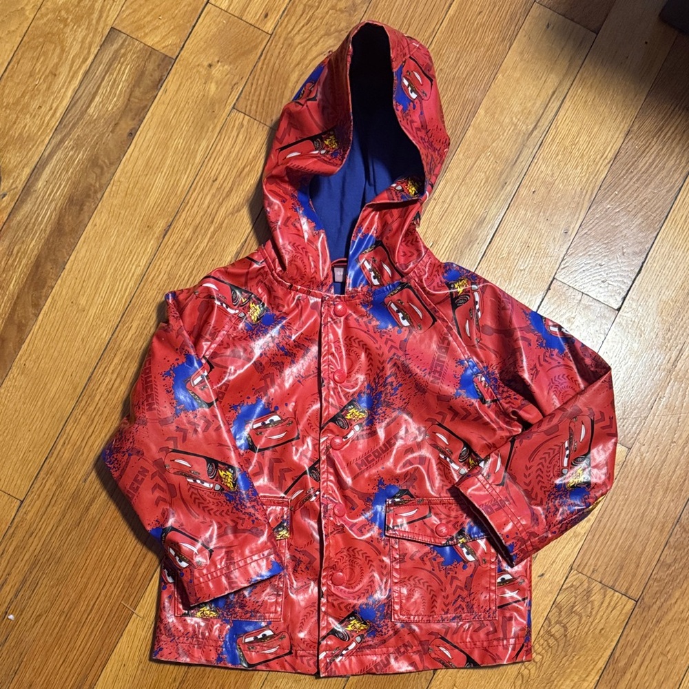 Disney Cars Toddler 4T Rain Jacket